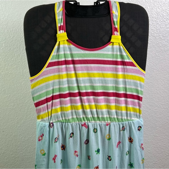 Lands’ End Girls Racer Back Knit Tank Dress Size XL - Picture 2 of 6